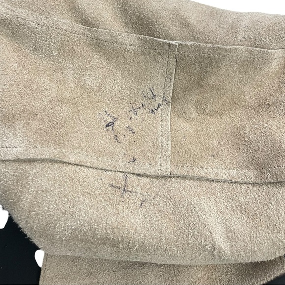 Michael Kors Beige Pebble Leather Shoulder Bag - Picture 12 of 12